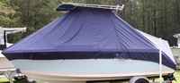 Photo of Trophy 1903 CC 19xx TTopCover™ T-Top boat cover, viewed from Port Side 