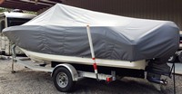 LaPortes™ TTopCover™ Carolina Skiff, 23 Ultra, 20xx, T-Top Boat Cover, port rear