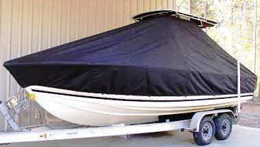 Albemarle 240CC, 19xx, TTopCovers™ T-Top boat cover, port front