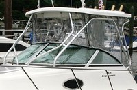 Photo of Aquasport 215 Explorer, 2005: Hard-Top, Connector, Side Curtains, viewed from Port Front 