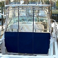 Photo of Aquasport 275 Explorer, 2005: Har Top Aft-Drop-Curtains, Rear 