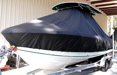 Bluewater 2350, 20xx, TTopCovers™ T-Top boat cover, port bow