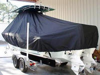 Photo of Bluewater 2350 20xx T-Top Boat-Cover, viewed from Port Rear 