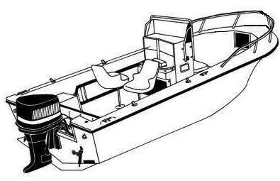 Carver® 70020A Styled-To-Fit™ Trailerable Boat Cover for Gregor® Ocean 20  (2004-2020) from ™