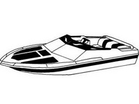 Boat-Cover-CSF-Model™Carver(r) 744xx series Styled-To Fit(tm) boat cover (for Day Cruiser boat; I/O or I/B) provides a GUARANTEED Fit