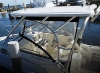 Photo of Boston Whaler Conquest 235, 2006: Hard-Top, Connector, Side Curtains, viewed from Port Side 