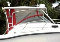 Photo of Boston Whaler Conquest 255, 2002: Factory Hard-T-Top Hard-Top Enclosure Curtains Visor 
