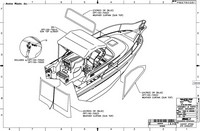 Photo of Boston Whaler Conquest 275, 2004: Bimini Top, Visor, Side Cutains, Aft Curtain Parts List Drawing 