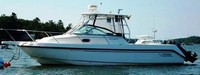 Photo of Boston Whaler Conquest 275, 2004: Factory OEM Hard-Top, Visor Hard-Top Enclosure Curtains, Side 