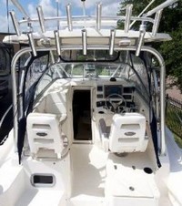 Photo of Boston Whaler Conquest 285, 2007: Hard-Top, Front Connector, Side Curtains, Inside 