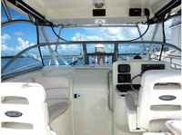 Photo of Boston Whaler Conquest 305, 2005: Hard-Top, Front Connector, Side Curtains, Inside 