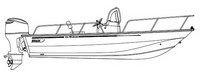 Photo of Boston Whaler Montauk 170 2010 Side View Drawing 