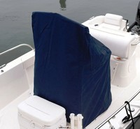Photo of Boston Whaler Outrage 190, 2013: Factory OEM Helm Seat Cover Black or Blue Sunbrella only (Factory OEM website photo) 