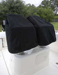 Photo of Boston Whaler Outrage 190 2013: Pedestal Seat Covers (black or blue from Whaler) 