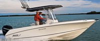 Photo of Boston Whaler Outrage 220, 2013: Factory OEM Sunbrella D-Tube T-Top website 