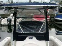 Photo of Boston Whaler Outrage 240 2003: T-Top, Visor, Side Curtains, Front 