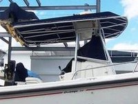 Photo of Boston Whaler Outrage 26 1999: Factory Sunbrella T-Top Console-Cover 