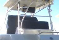 Photo of Boston Whaler Outrage 290, 2003: Helm Station Cover, viewed from Port Rear 