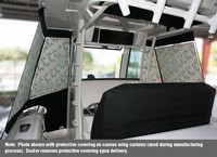 Photo of Boston Whaler Outrage 320 Center Console, 2013: Factory Hard-Top Wing Curtains protetcive sheets, Inside 