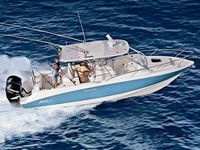 Photo of Boston Whaler Outrage 320 Cuddy, 2011: (Factory OEM website photo), viewed from Starboard Side 