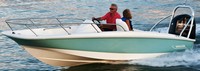 Photo of Boston Whaler Super Sport 170 2014: No Ski Tow Arch, viewed from Port Front (Factory OEM website photo) 