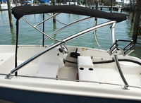 Photo of Boston Whaler Super Sport 170 2014: Tow Arch Sun Top, Bimini Top, viewed from Starboard Side 