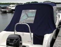 Photo of Boston Whaler Vantage 230 Bimini, 2016: Bimini Top, Side and Aft Curtains, viewed from Starboard Rear 