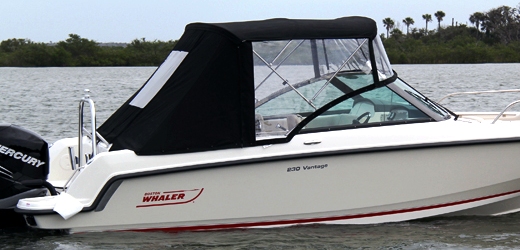 Bimini Top Canvas Zippered Factory Oem For Boston Whaler