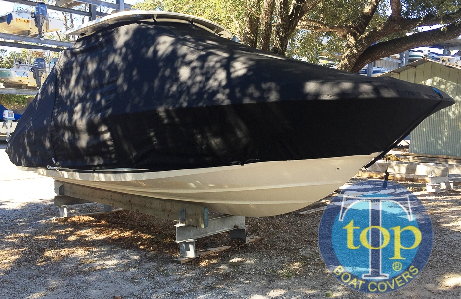 Boston Whaler Vantage 230, 20xx, TTopCovers™ T-Top boat cover, starboard front
