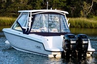 Photo of Boston Whaler Vantage 270 Hard-Top 2018 Hard-Top, Side and Aft Curtains, viewed from Port Rear 