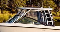 Photo of Boston Whaler Vantage 270 Hard-Top 2018 Hard-Top, Visor, Side and Aft Curtains, viewed from Port Side 