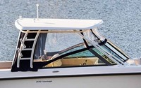 Photo of Boston Whaler Vantage 270 Hard-Top 2018 Hard-Top, Visor, Side and Aft Curtains, viewed from Starboard Side 