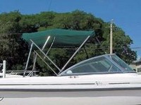 Photo of Boston Whaler Ventura 18 2000: Bimini Top, viewed from Starboard Side 