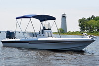 Bimini-Top-Alum-Unassembled-Carver™Carver® UNassembled, folding Bimini Top with 2, 3 or 4 bow round aluminum tube frame, nylon fittings/hardware, straps and matching storage boot. Carver(r) has over 30 years of experience building Bimini-Tops and Boat-Covers.