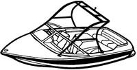 Wakeboard-Tower-Over-The-Tower-Boat-Cover-Ski-Vee-C™Completely covers V-HULL TOURNAMENT STYLE SKI BOAT, Wakeboard Tower and Swim Platform (versus Bow, Cockpit and Mooring Covers that do not cover the hull AND tower)