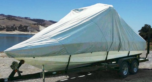 ALL YEARS EURO-F3 TOWABLE BOAT COVER FOR MALIBU MYSTERE 215 LX