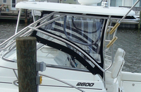 Photo of Century 2600WA, 2009: Hard-Top, Front Connector, Side Curtains, viewed from Port Side 