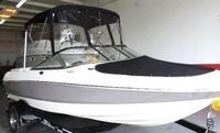 Photo of Chaparral 180 SSI, 2008: Bimini Top, Connector, Bow Cover, viewed from Starboard Front 