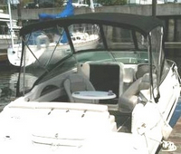 Photo of Chaparral 215 SSI, 2010: Bimini Top, Connector, Side Curtains, viewed from Starboard Rear 