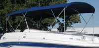 Photo of Chaparral 232 Sunesta, 2000: Forward Bimini Top, Bimini Top, viewed from Starboard Front 