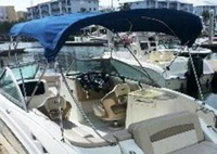 Photo of Chaparral 244 Sunesta NO Tower, 2011: Bimini Top, viewed from Port Rear 