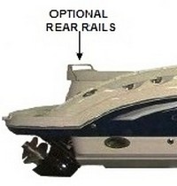 Photo of Chaparral 256 SSX No Arch, 2009: Optional Rear Rails Parts Guide, viewed from Starboard Side 