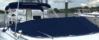 Photo of Chaparral 260 Signature, 2002: Bimini Top in Boot, Camper Top in Boot, Cockpit Cover, viewed from Starboard Front 