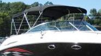 Photo of Chaparral 265 SSI NO Arch, 2004: Bimini Top, Camper Top, viewed from Starboard Front 