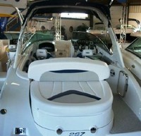 Photo of Chaparral 267 SSX Radar Arch, 2011: Bimini Top, Arch-Aft-Top WithOut Optional Aft Rail, Rear 