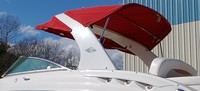 Photo of Chaparral 267 SSX Radar Arch, 2011: Bimini Top, Bimini Arch Connection Arch-Aft-Top, Arch-Aft-Top Connection, viewed from Port Rear 