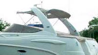 Photo of Chaparral 270 Signature Radar Arch, 2005: Bimini Top, Cockpit Cover, viewed from Port Rear 