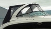 Photo of Chaparral 270 Signature Radar Arch, 2007: Bimini Top, Front Connector, Side Curtains, Camper Top, Camper Side and Aft Curtains, viewed from Starboard Side 