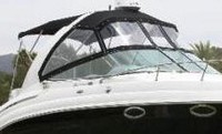 Photo of Chaparral 270 Signature Radar Arch, 2007: Bimini Top, Front Connector, Side Curtains, Camper Top, viewed from Starboard Front 