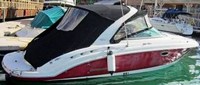 Photo of Chaparral 275 SSI Radar Arch, 2007: Bimini Top, Front Connector, Side Curtains, Camper Top, Camper Aft Curtain, viewed from Starboard Rear 